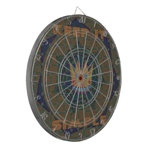 ハクナマタ保タイシンプルト ダーツボード (正面左)