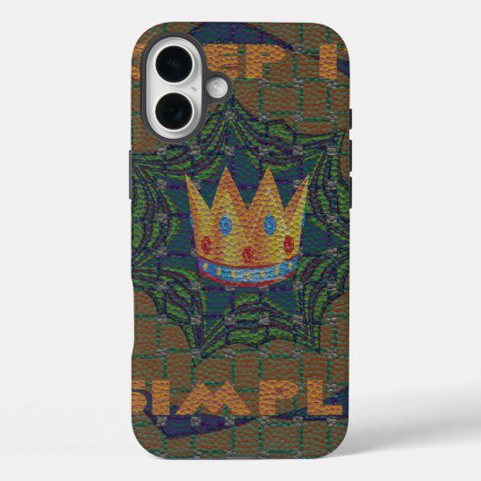 ハクナマタ保タイシンプルト Case-Mate iPhoneケース (裏面)