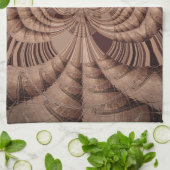 ハクナマタ自然タアートプリント キッチンタオル (折り畳み)