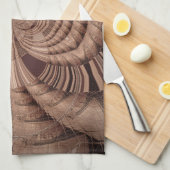 ハクナマタ自然タアートプリント キッチンタオル (四つ折り)