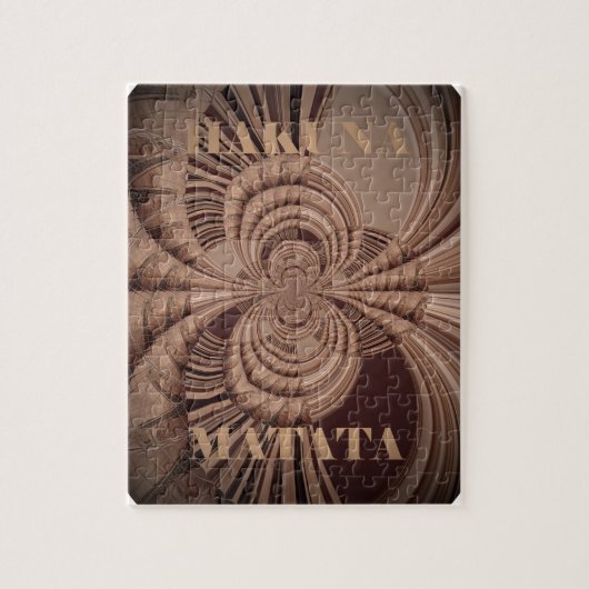 ハクナマタ自然タアートプリント ジグソーパズル (縦)