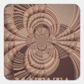 ハクナマタ自然タアートプリント スクエアシール (正面)