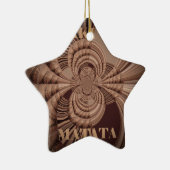 ハクナマタ自然タアートプリント セラミックオーナメント (右)