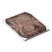 ハクナマタ自然タアートプリント ノートパッド (アングル)