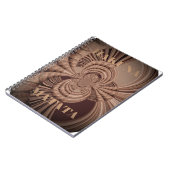 ハクナマタ自然タアートプリント ノートブック (左側)