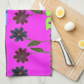 ハクナマタ食べタ遊ラヴ.png キッチンタオル (四つ折り)