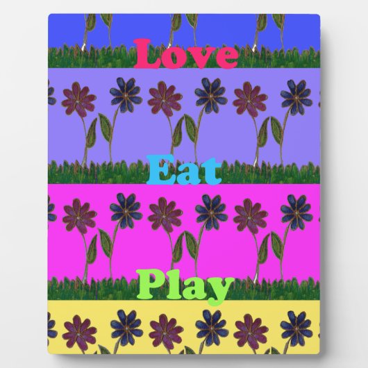 ハクナマタ食べタ遊ラヴ.png フォトプラーク (正面)