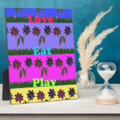 ハクナマタ食べタ遊ラヴ.png フォトプラーク (側面)