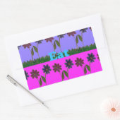 ハクナマタ食べタ遊ラヴ.png 長方形シール (封筒)