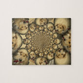 ハクナマッタパピーズと犬インフィニティ驚くべきスティ ジグソーパズル (横)