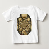 ハクナマッタパピーズと犬インフィニティ驚くべきスティ ベビーTシャツ (正面)