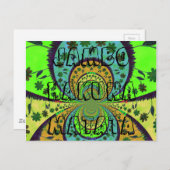 ハクナ・マタタ アフリカン エシック アート ポストカード ジャンボ (正面/裏面)