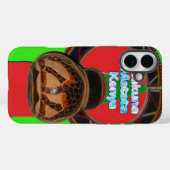 ハクナ・マタタ ケニア アートプリント Case-Mate iPhoneケース (裏面 (横))