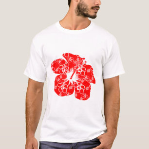 ハクラシックワイハイビスカスフラワー Tシャツ
