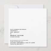 ハグができるまで延期された結婚式 招待状 (裏面)