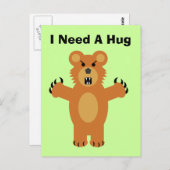 ハグが必要だ ポストカード (正面/裏面)