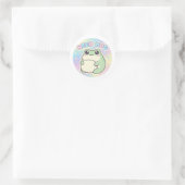 ハグが必要なカエル ステッカー かわいい 自分を抱きしめるカエル かわいい愛らしい (バッグ)