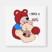 ハグが必要 マグネット (正面)