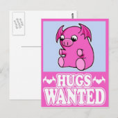 ハグが欲しい ポストカード (正面/裏面)