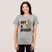 ハグが苦手な人のTシャツ トライブレンドTシャツ (正面全面)