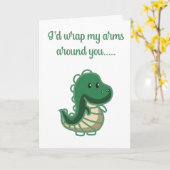 ハグしたい カード (黄色い花)