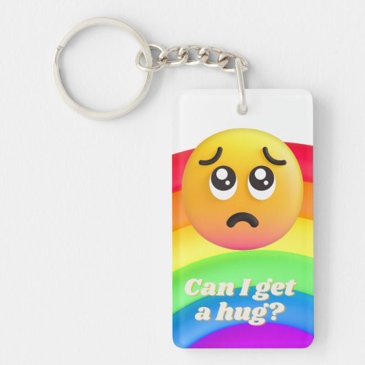 ハグしてもいい？ キーホルダー (正面)