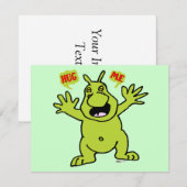 ハグして！ 招待状 (正面/裏面)