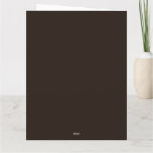 ハグして!面白いパグ犬よ カード (裏面)