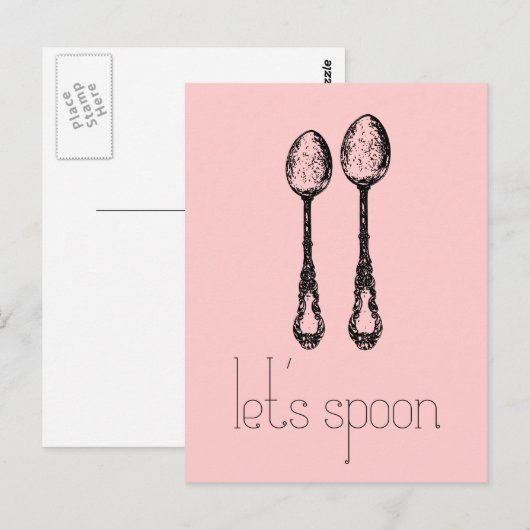 ハグしながら ポストカード (正面/裏面)