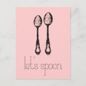 ハグしながら ポストカード (正面)