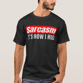 ハグする方法の皮肉 – Iinttic おもしろい Tシャツ