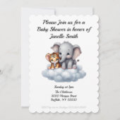 ハグする雲 招待状 (正面)