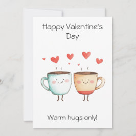 ハグでいっぱいのあたたかい愛を！ 〜 ふわふわキュートなバレンタイングリーティング 〜 カード