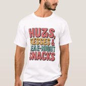 「ハグとキスと深夜のおやつ」 Tシャツ (正面)