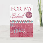 ハグとキスのバレンタインデー シーズンカード (正面)