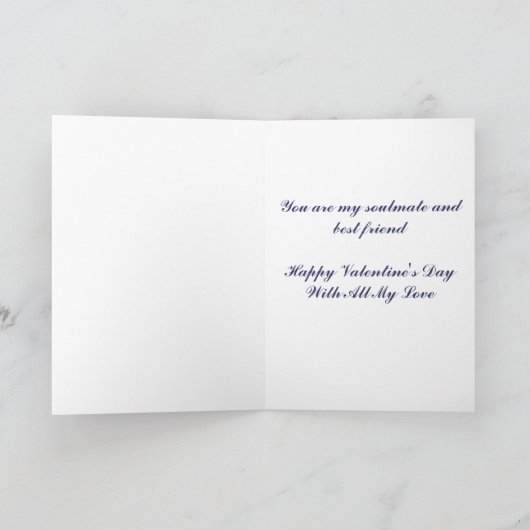 ハグとキスのバレンタインデー シーズンカード (内部)