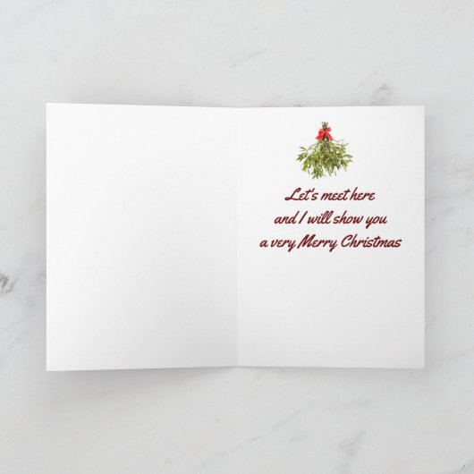 *ハグとキスの内側* シーズンカード (内部)