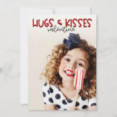 ハグとキスの写真バレンタイン シーズンカード (正面)