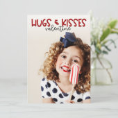 ハグとキスの写真バレンタイン シーズンカード (スタンド正面)