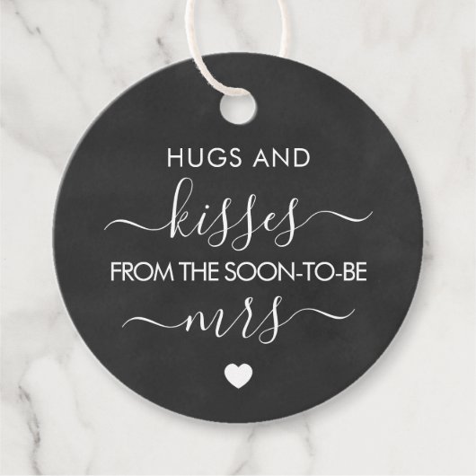 ハグとキスは近日中からミセス・シャルボード フェイバータグ (正面)