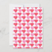 ハグとキスグランドパフォトバレンタインデーカード 招待状 (裏面)