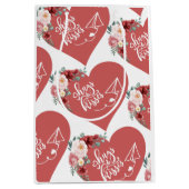 ハグとキスハート ミディアムペーパーバッグ (正面)