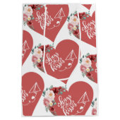 ハグとキスハート ミディアムペーパーバッグ (裏面)