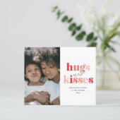 ハグとキスバジェット写真バレンタインのカード (スタンド正面)