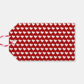 ハグとキスバレンタインデーのギフトラベル ギフトタグ (裏面横)