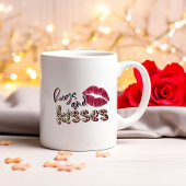 ハグとキスバレンタインデー コーヒーマグカップ