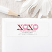 ハグとキスバレンタインデー ラベル (インサイチュ)