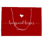 ハグとキスバレンタインデー ラージペーパーバッグ (裏面)
