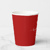 ハグとキスバレンタインデー 紙コップ (右)