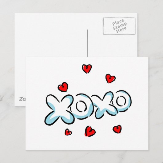 ハグとキス商品 ポストカード (正面/裏面)